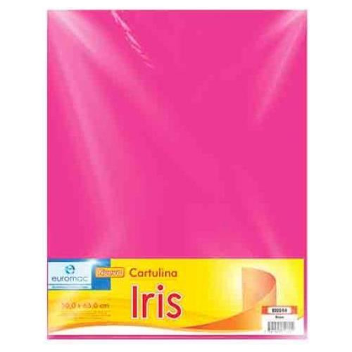 Cartulina Euromac Iris Ei0044 Color Rosa 50x65cm 10 Piezas