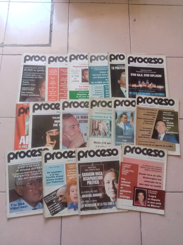 16 Revistas De Proceso - Julio Scherer 