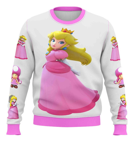 Polerón Princesa Peach - Mario Bros D3