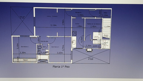 Imagen 29 de 30 de Triunvirato Al 4300 Y Mendoza, Villa Urquiza. Ph Sin Expensas. Piso 1 X Escalera. 2 Plantas. Sup Tot: 156 M2, Cub: 105 M2. 3 Amb. 2 Dorm. Playroom Grande. Terraza De 51 M2. Cocina Grande. Lavadero Ind