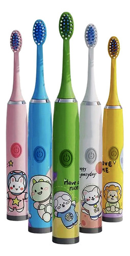 Cepillo De Dientes Eléctrico Para Niños Con Dibujos Animados