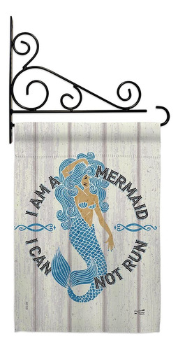 Angeleno Heritage I Am Mermaid - Juego De Banderas De Jardín