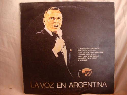 Vinilo Frank Sinatra La Voz En Argentina Si2