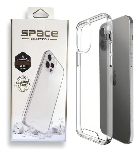 Capa Capinha Clear Case Space Luxo P/ iPhone 14 Pro Max Plus Cor Transparente IPHONE 14 PRO 6.1