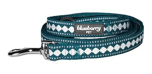 Blueberry Pet 3m Reflective Jacquard Dog Leash Con Xdnj7