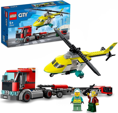 Lego City Great Vehículos 60343 Helicóptero De Rescate 215pz