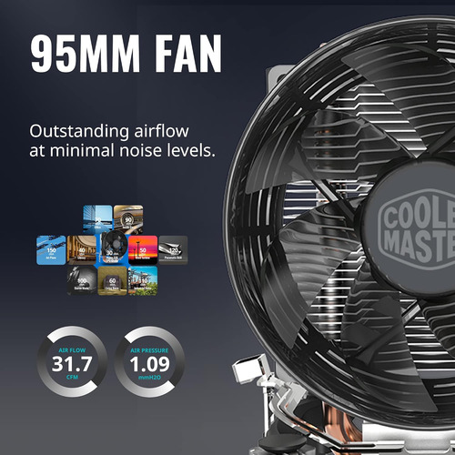 Disipador Cpu Cooler Master Hyper T20 95mm Fan
