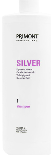 Primont Silver Shampoo Matizador Violeta Rubios 1000ml
