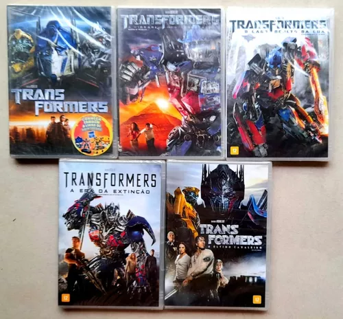 Coleção Dvds Transformers - Filmes Original - Novo