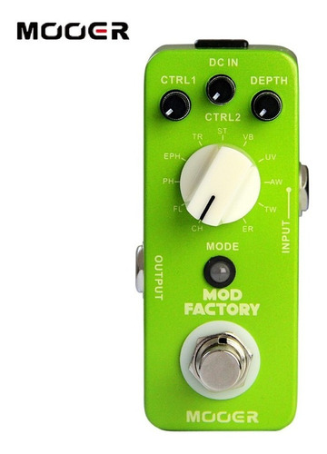 Micro Pedal De Modulacion Mooer Mod Factory 11 Efectos Nuevo