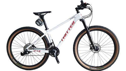 Bicicleta Mtb Twitter Leopard Carbono 30v Disco Hidr Linda