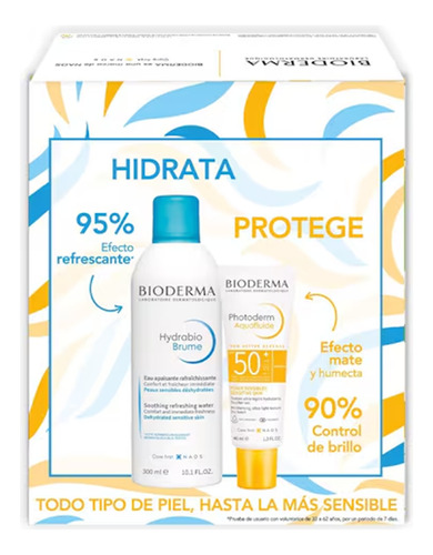 Pack Bioderma Rutina De Protección Solar Re-hidratante