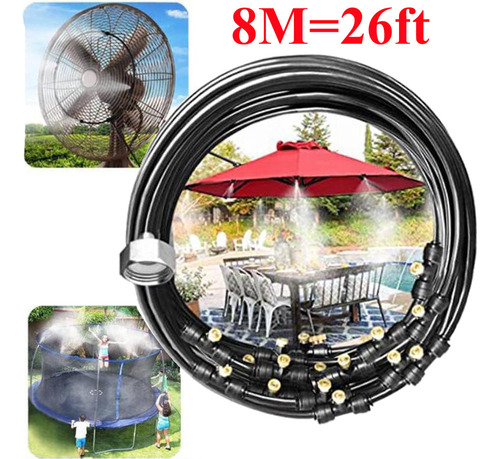 Kit De Niebla De Refrigeración Con Ventilador De 26 Pies