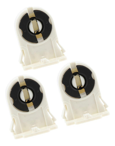 Paquete De 5 Soportes Para Lámpara De Tubo Led Fluorescente