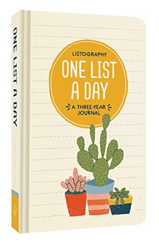 Listography One List A Day A Threeyear Journal