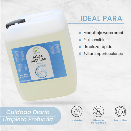 Agua Micelar Hidratante (5 Litros)