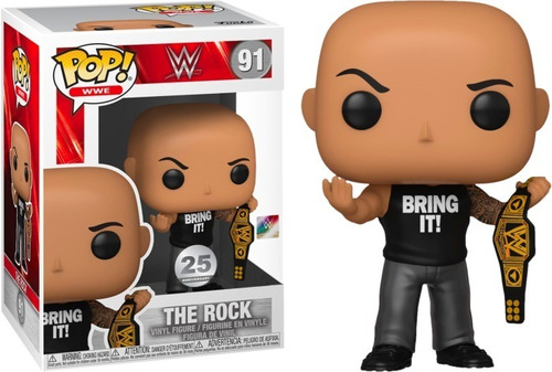 The Rock + Cinturon De Campeonato ! Funko Pop