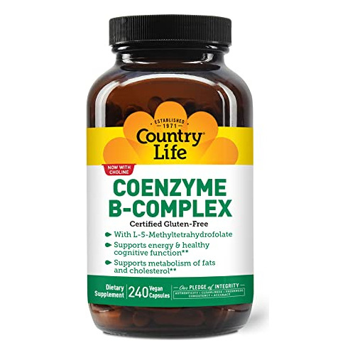 País Vida, Coenzima B-complex Vitamina, Apoyo Energía N3eeg