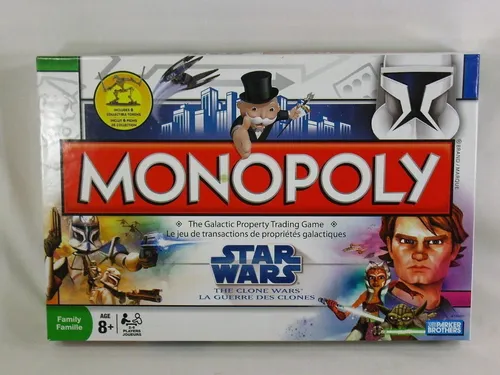Monopolio De Star Wars The Clone Wars, Monopoly De Colección