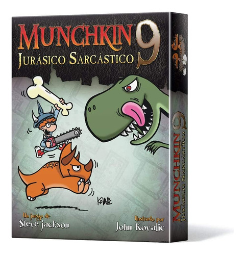 Juego De Mesa - Munchkin 9: Jurásico Sarcástico Aldea Juegos