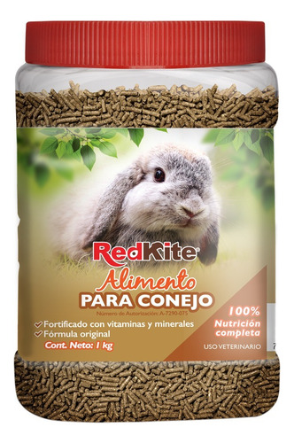 Alimento Para Conejo Redkite 1 Kg