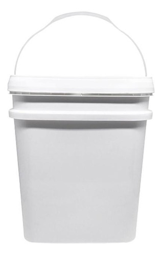 Balde 20l Retangular C/ Tampa Lacre - 100% Bpa Free