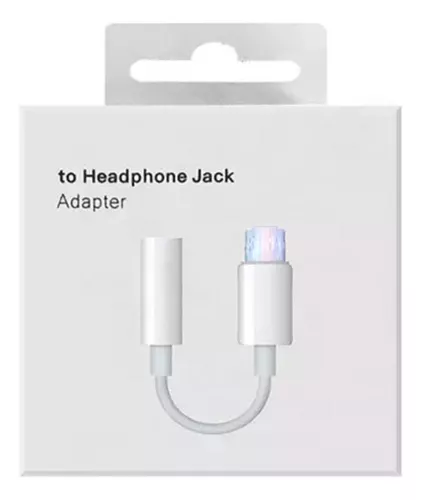 Adaptador Auriculares Para iPhone iPad Con Jack 3.5 Mm