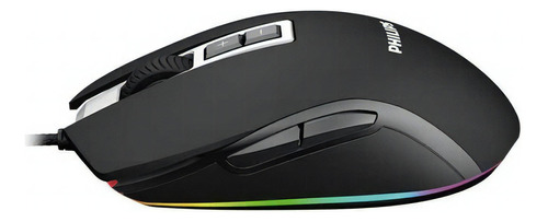 Mouse Gamer Philips G212 Usb 2400dpi Iluminado