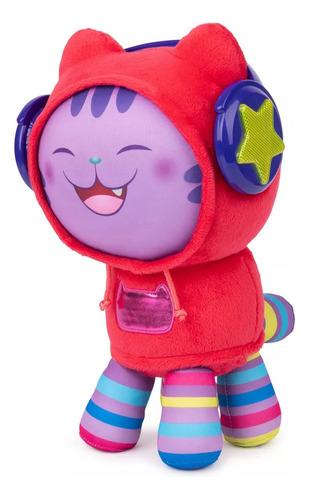 Peluche Gabbys House Dj Catnip Con Luces Y Sonidos