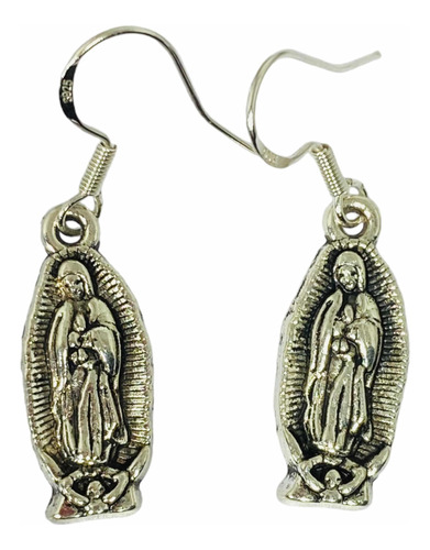 Aros Virgen Maria Medalla Proteccion Milagrosa 3,3x 0,9cm