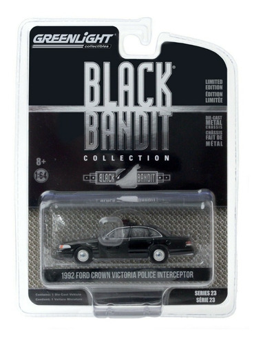 Auto Greenlight Black Bandi (1:64) 1992 Ford Victoria Police