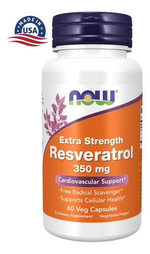 Agora, Resveratrol, Força Extra 350 Mg, 60 Cápsulas Vegetais