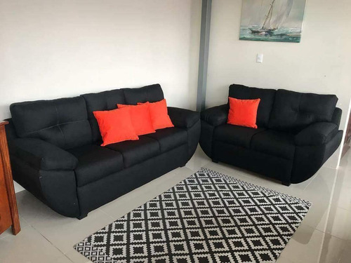 Juego De Sala Americano Mi Mueble; Sillones Y Sofás ¢260,000