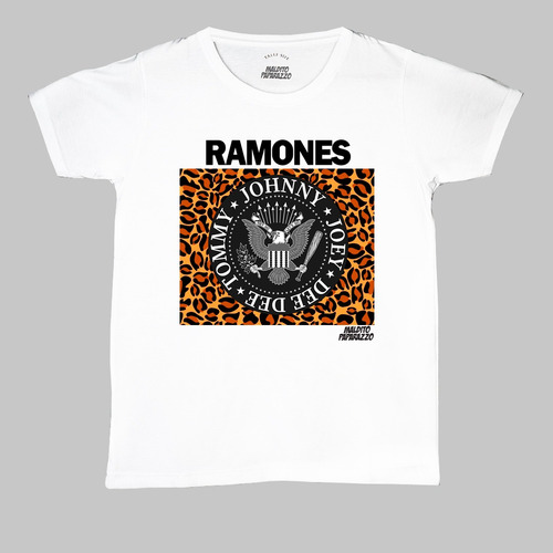 Ramones Animal Print  - Remera 100% Algodón