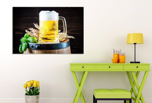 Cuadro 60x90cm Cerveza Birra Bar Tragos Chopp Vaso M3