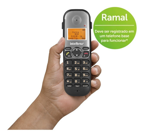 Kit Telefone Ts 5120 + 1 Ts 5121 Intelbras Sem Fio Com Nf