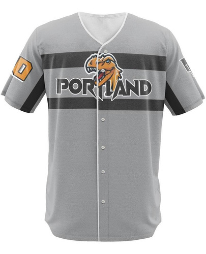 Camisa Jersey Baseball Portland Beisebol Baseball
