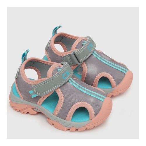 Sandalia Niña Gris Velcro Tie Dye Colloky Nº 24