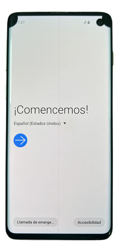 Celular Samsung Galaxy S10 128gb Blanco Dual Sim Desbloqueado (usado-linea En Pantalla) (Usado)