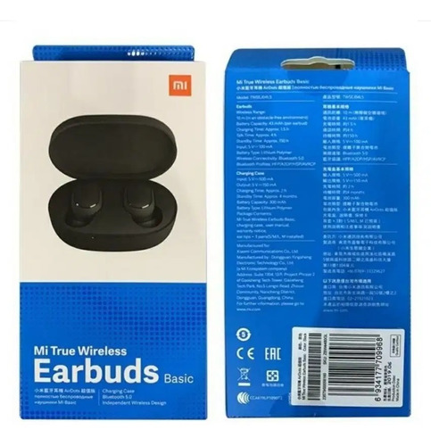 Audífonos Xiaomi Earbuds Mi True Wireless Basic Bluetooth 