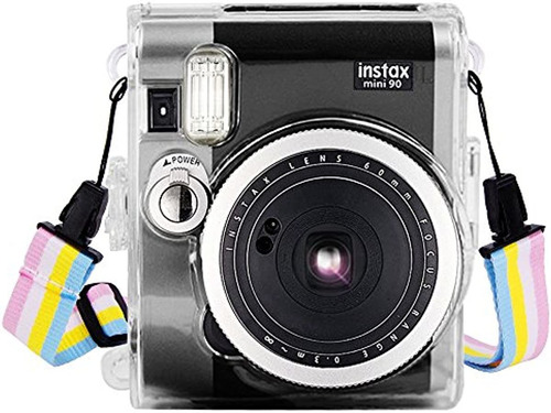 Fujifilm Instax Mini 90 Crystal Case - Wolven - Estuche Para