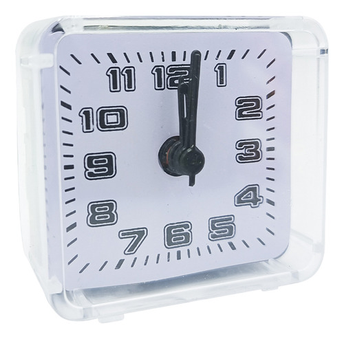 Reloj de mesa   analógico +Casa reloj acrilico vintage  color blanco 
