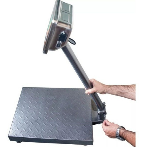 Balança De Plataforma 40x30 Painel Dig 150 Kg Super Bateria