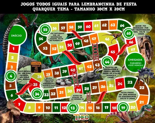 Dinossauro Jogos Tabuleiro