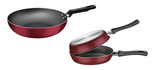 Kit Mães Frigideira Funda 24cm 2,2l + Omeleteira Grill 20cm