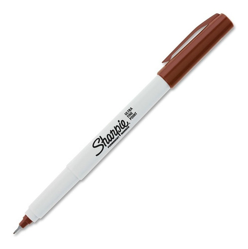 Sharpie Marcador Permanente Ultra Fino Marrón - Mosca