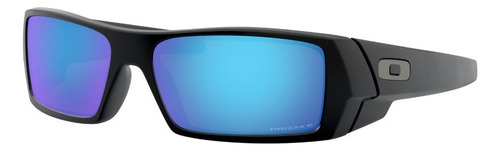 Lente Solar Oakley Gascan Sport And Performance Unisex Color de la lente Azul Color del armazón Negro Diseño Polarizada