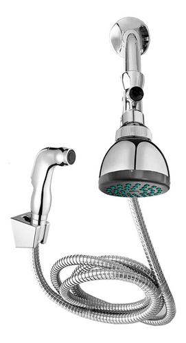 Imagen 1 de 7 de Kit Completo Ducha Duchador Cromado Pro Aquaflex