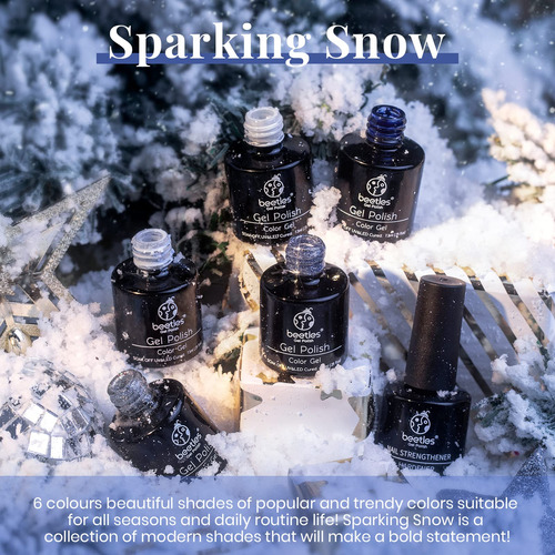 Set Esmalte De Uñas Manicura Invierno Navidad 2023 5 Pzas