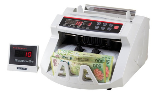 Contadora De Billetes Máquina Contar + Lapiz Detector Falsos